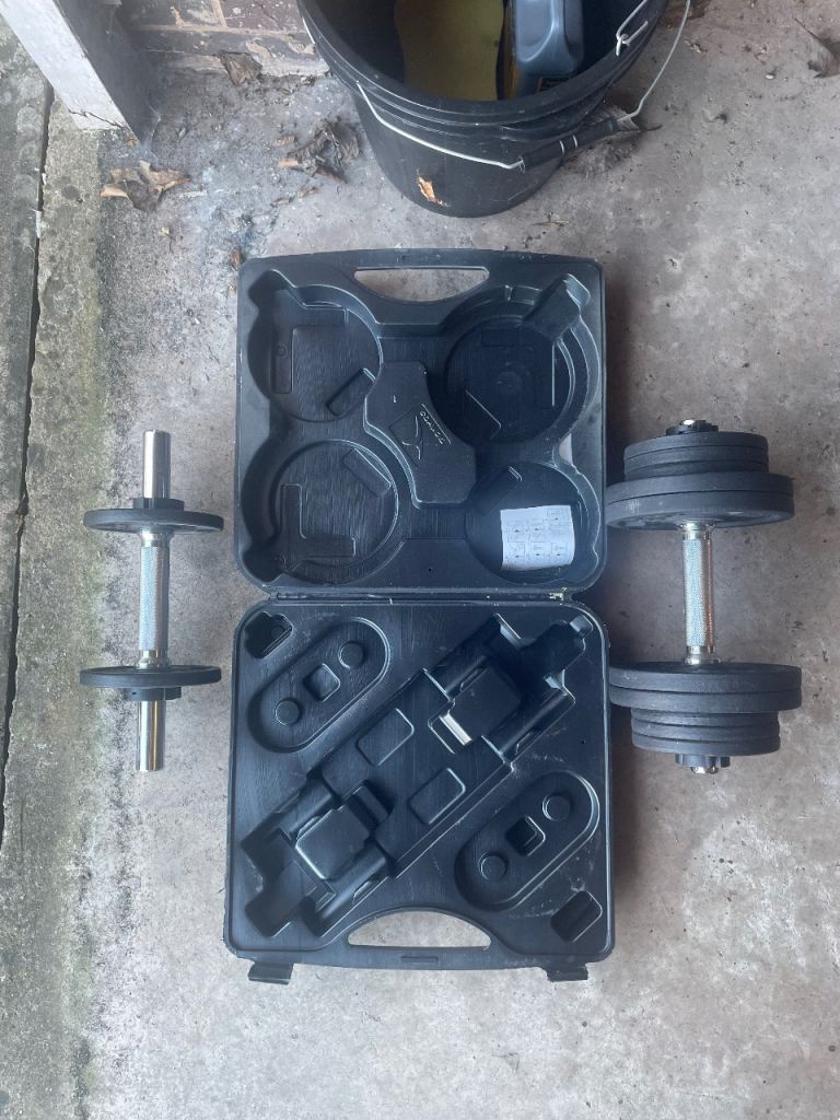 Decathlon 20kg Adjustable Dumbbell Kit