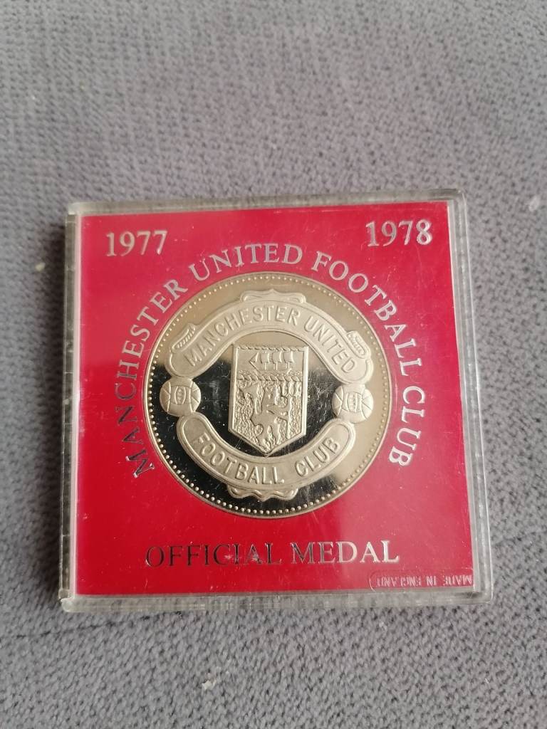 Manchester united Commemorative coin 1977/78