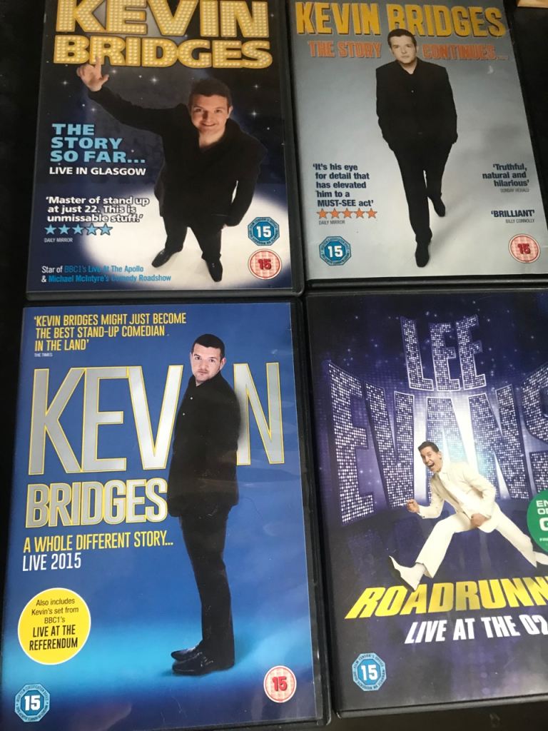 Comedy DVD Bundle: Kevin Bridges, Lee Evans, Michael McIntyre