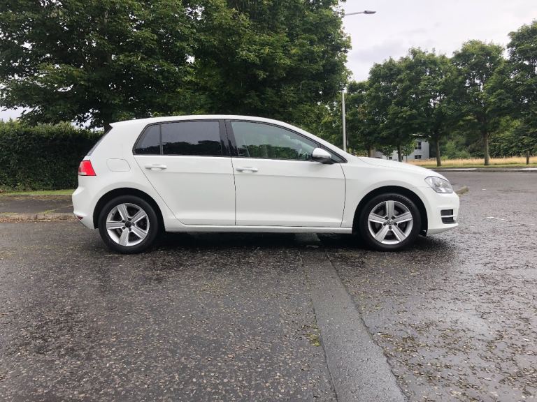 VW GOLF 1.6 TDI BLUEMOTION TECH MATCH 105 BHP(4 OWNERS,112K,FSH,LONG MOT,£20 TAX,BELT DONE,MINT)