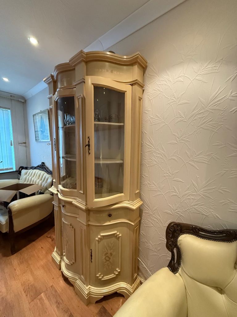 Italian glass display cabinet 