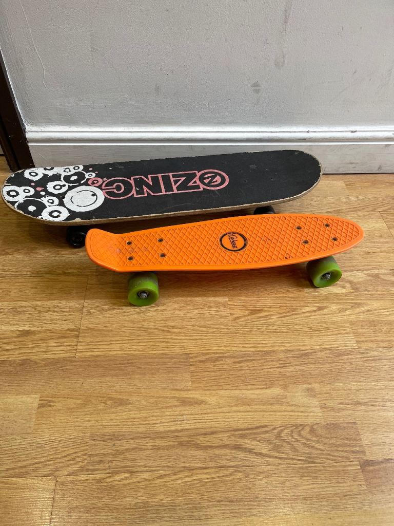 Kids large and small skateboard 