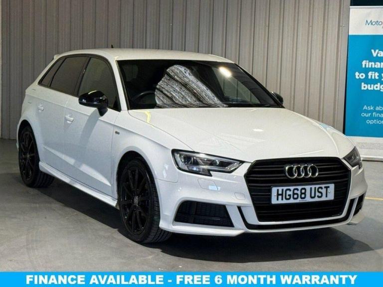 2019 68 AUDI A3 1.0 TFSI 30 BLACK EDITION SPORTBACK 5DR PETROL MANUAL EURO 6 (S/