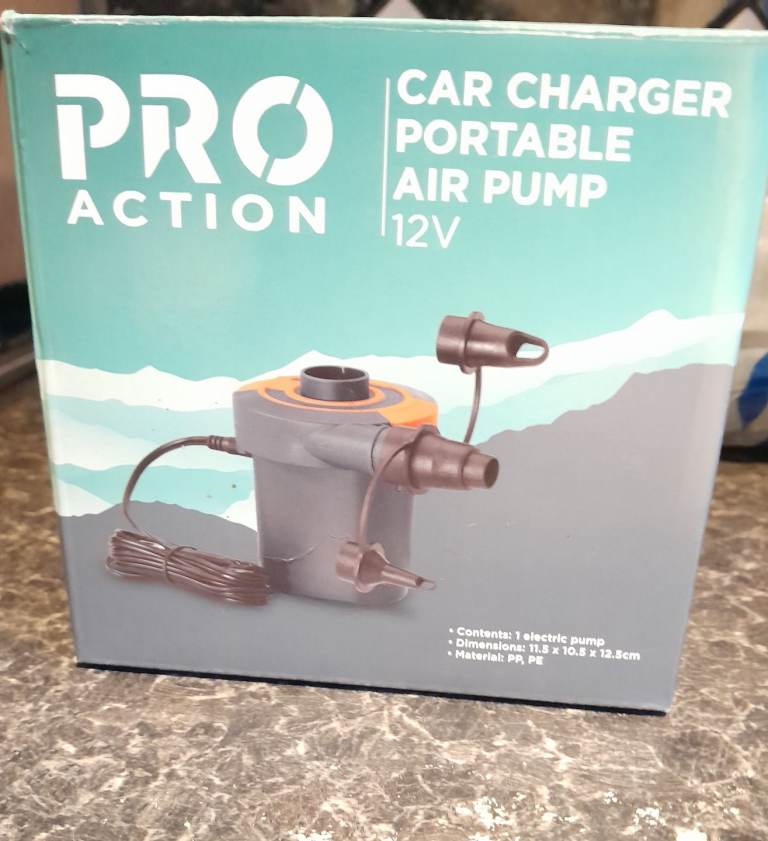 Pro Action Car charger air pump 12V