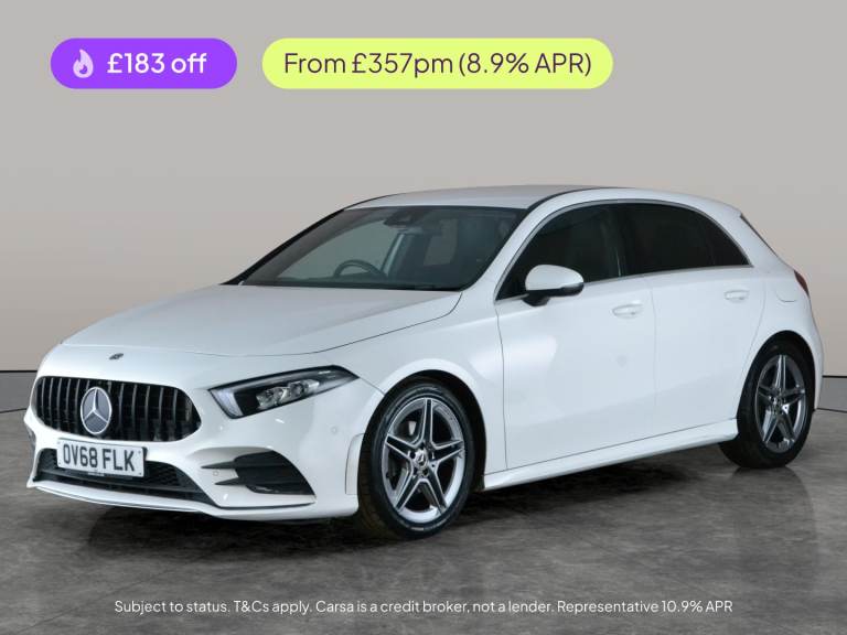 2018 Mercedes-Benz A-Class 1.3 A200 AMG Line (Executive) Hatchback 5dr Petrol 7G-DCT Euro 6 (s/s)...