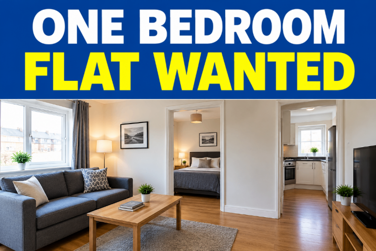 One Bedroom Flat Wanted