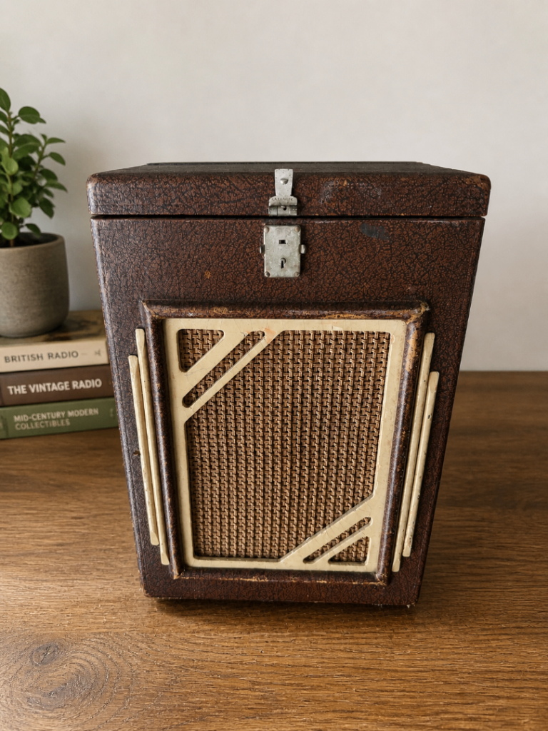 Vintage Wayfarer Major Valve Radio – 1950s Portable Retro