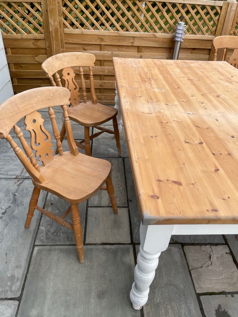 FREE Solid Pine Table & Chairs