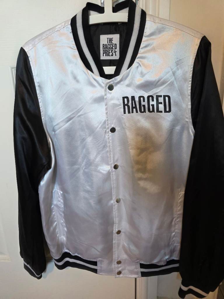 The Ragged Priest Bomber Jacket - White and Black