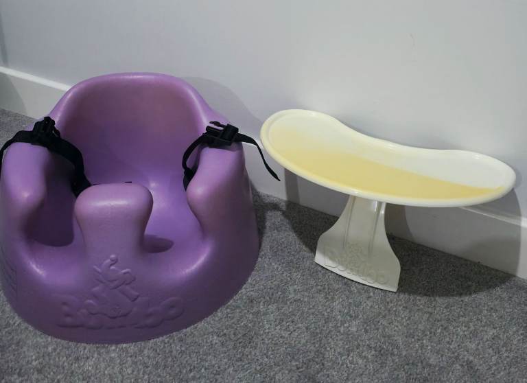 image for Purple Bumbo Chair & Tray