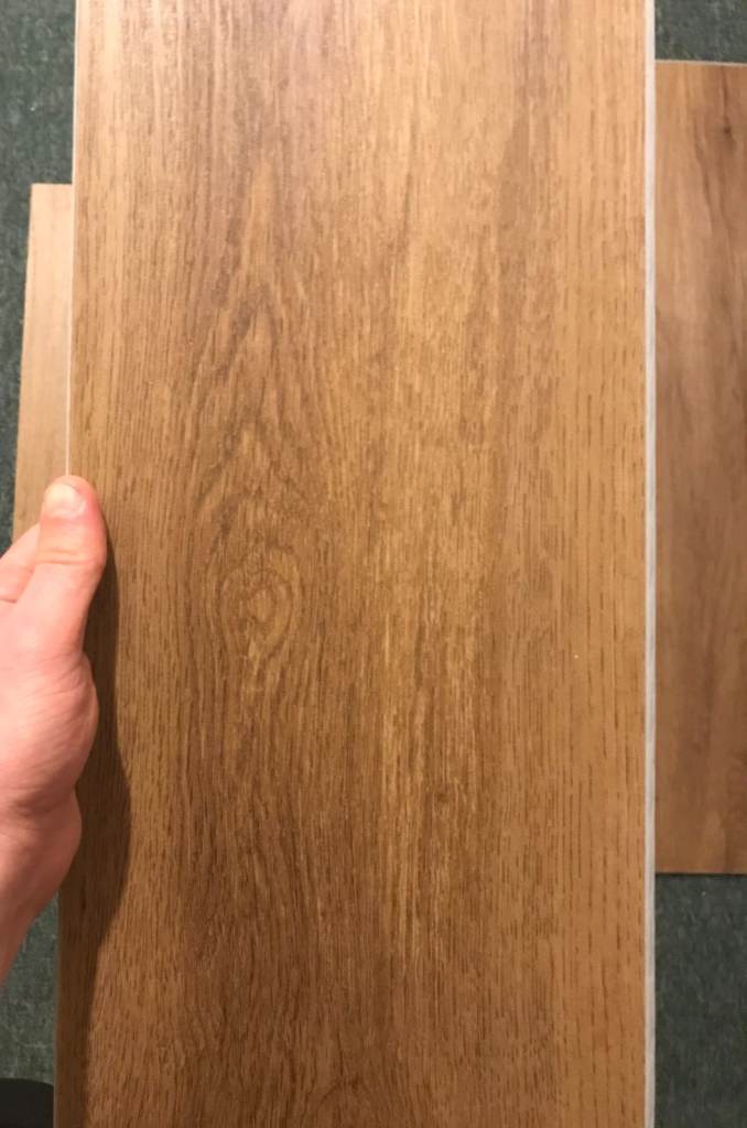 Kahrs Luxury Vinyl Tiles (Redwood), Pack of 10 (2.08 sqm) + Offcuts