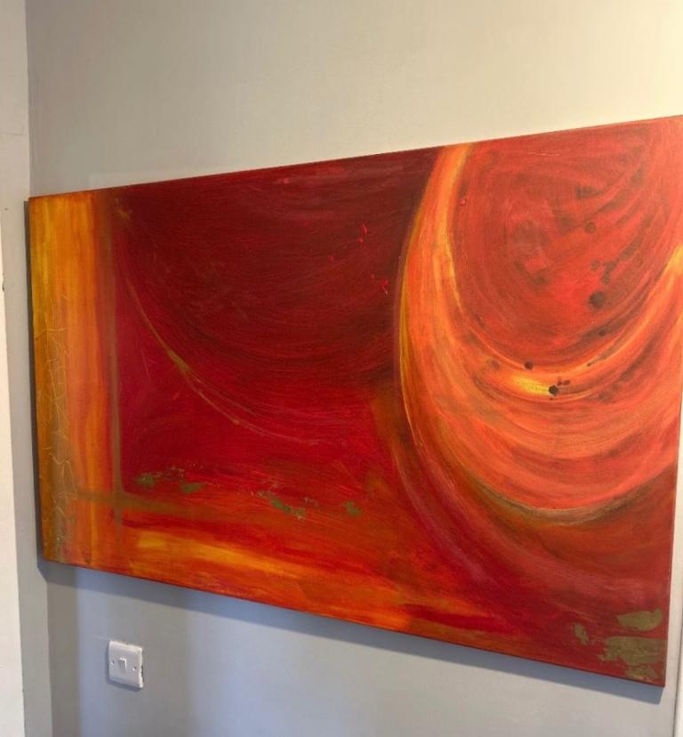 Privately commissioned canvas. NOW REDUCED