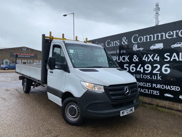 2022 Mercedes-Benz Sprinter 315 CDI 2.0 150 PROGRESSIVE LWB L3 AUTOMATIC 9-G DROPSIDE 186K FSH AI...