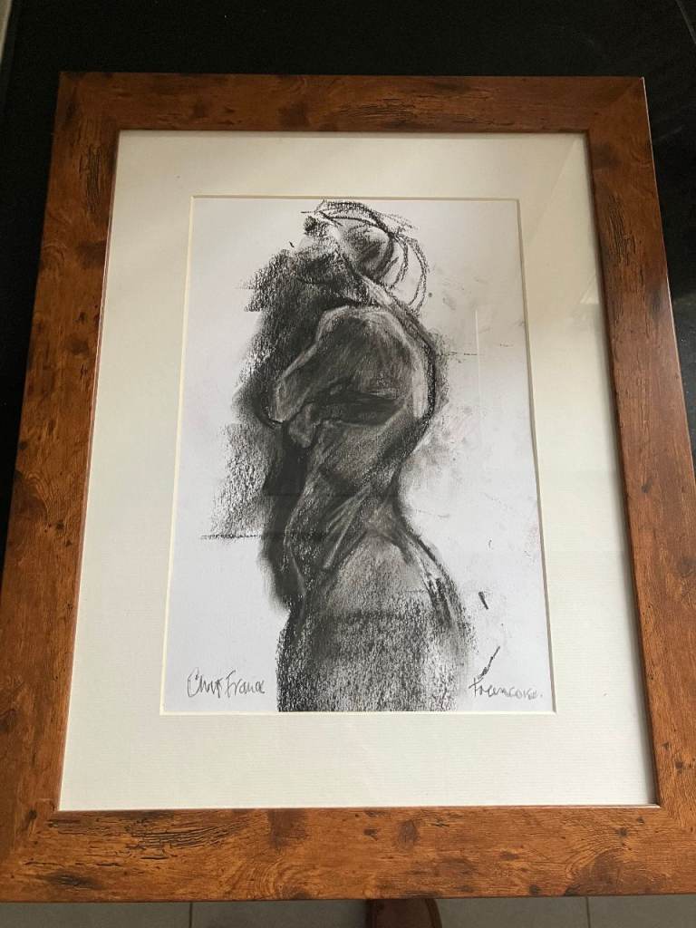 Charcoal drawing