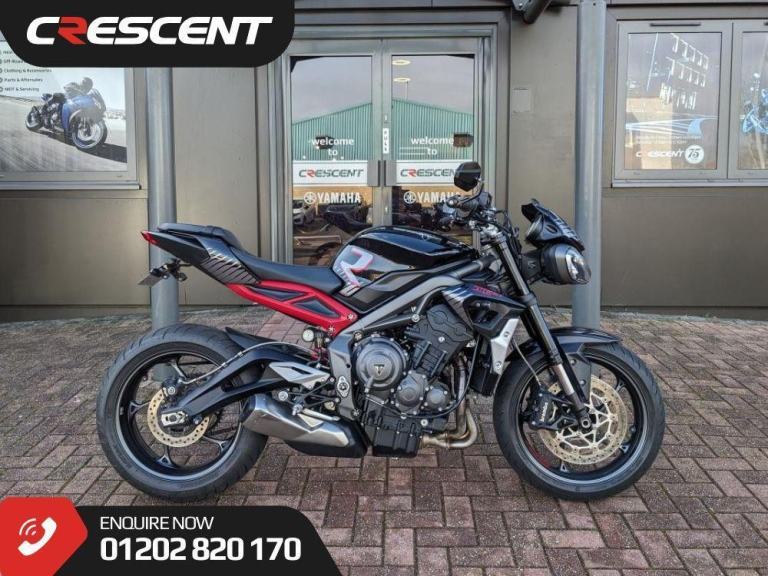 TRIUMPH STREET TRIPLE 765 R 2022 - HOT GRIPS - QUICKSHIFTER - TPMS - TAIL TIDY