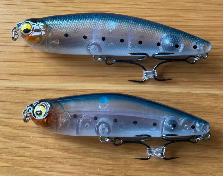 2 Brand New Z-Claws esk Top Water & Sub Surface Fishing Lures (Free UK Delivery)