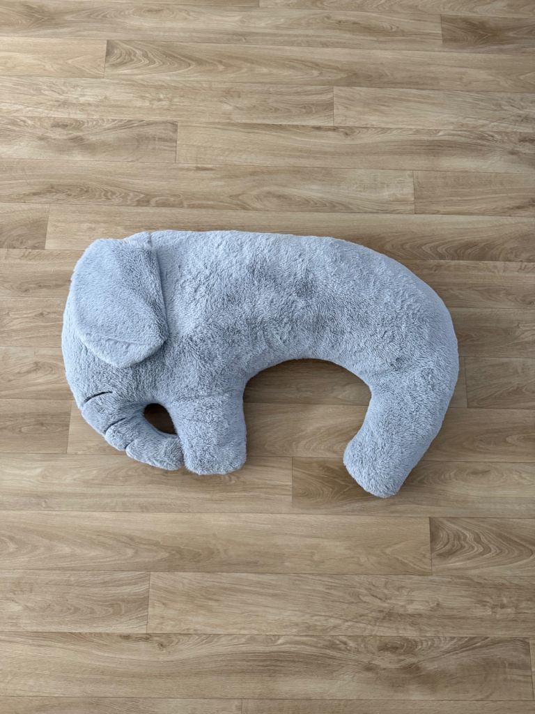 image for Elephant sit me up cushion - 6 months + 