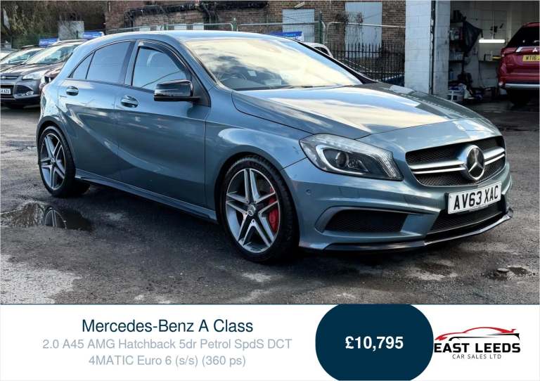 2013 Mercedes-Benz A-Class 2.0 A45 AMG Hatchback 5dr Petrol SpdS DCT 4MATIC Euro 6 (s/s) (360 ps)...