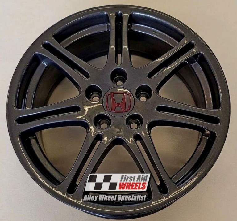 R202AD Swap HONDA CIVIC TYPE R EP3 4X 17'' GENUINE DARK ANTHRACITE GREY ALLOY WHEELS