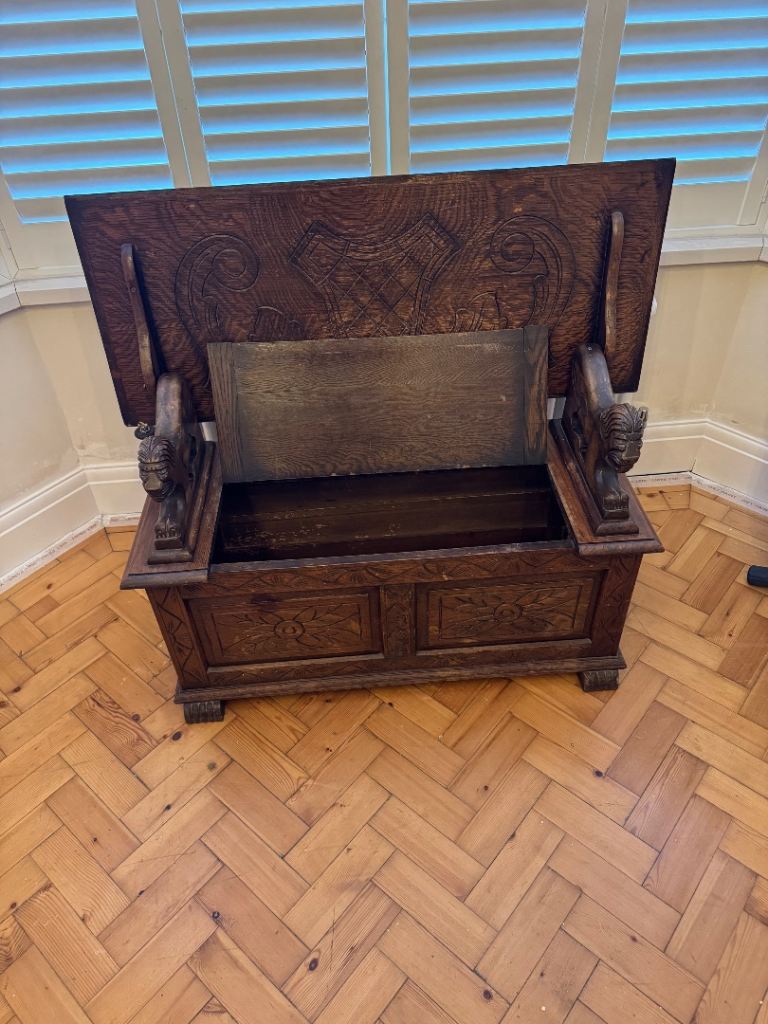Antique Monks Bench