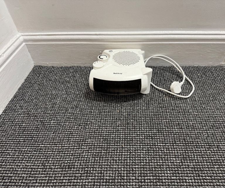 Beldray White Portable Fan Heater – Good Condition