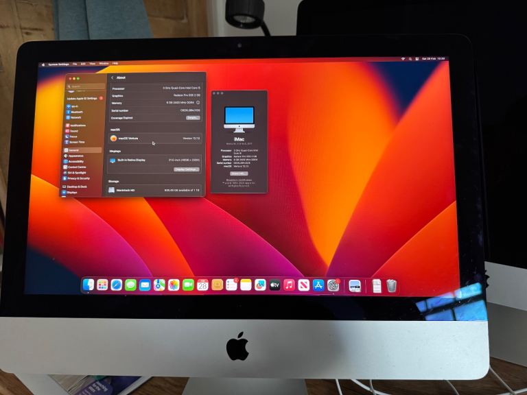 iMac 21.5” 2017 Retina 4k 1TB