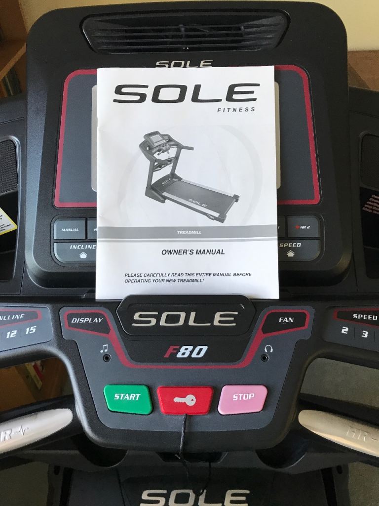 SOLE F80 folding treadmill