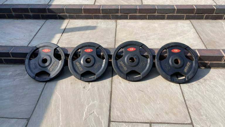 4 x 15kg Jordan Olympic Weights 
