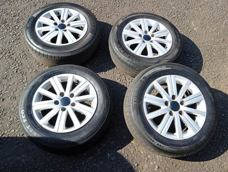 5x112 15 Inch VW Audi Seat Skoda Alloy Wheels Tyres 