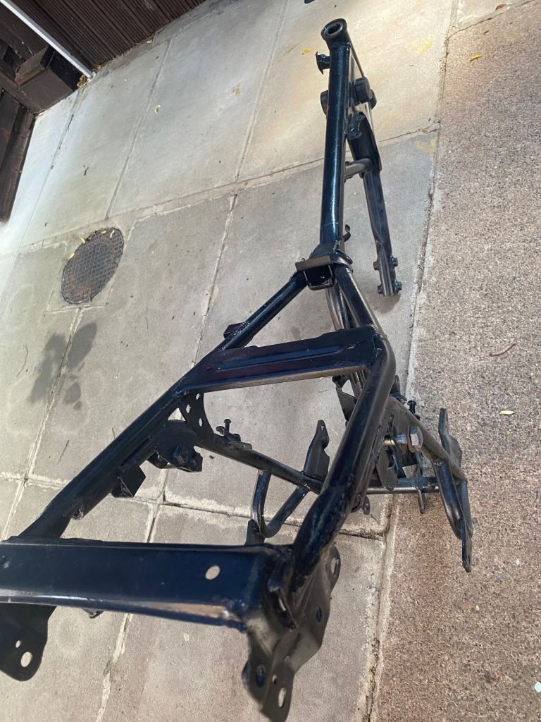 Yamaha 125 motor bike Frame in black 