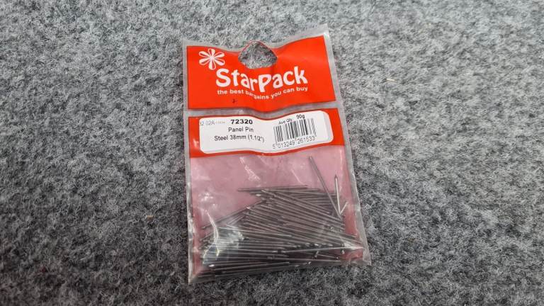 38mm Steel Panel Pins – StarPack 90g 