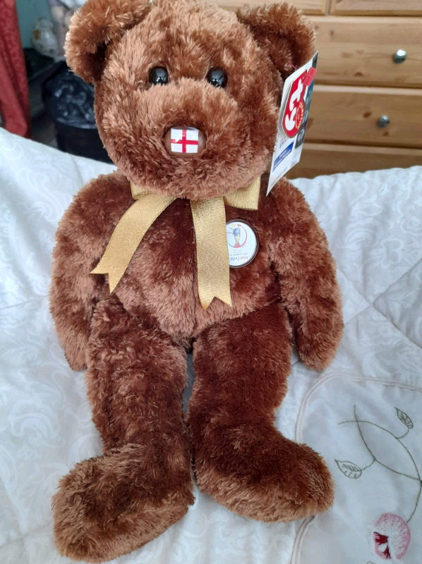 Ty Buddy Football bear 2002 Fifa World Cup  