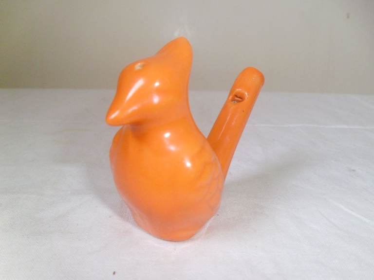 VIETNAMESE CLAY BIRD WHISTLE