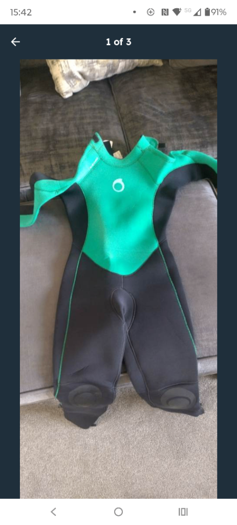 Tribord unisex wetsuit age 12