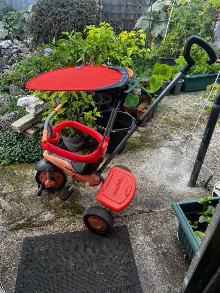 Free SmartTrike Toddler Tricycle (Orange & Red