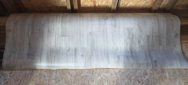 LX Hausys Grey Oak Luxury Vinyl Flooring 4m x 2m 
