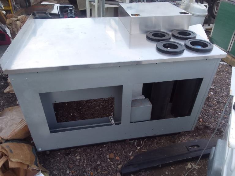 Catering equipment commercial Stainless steel tables sinks racking shelving restaurant kitchen items