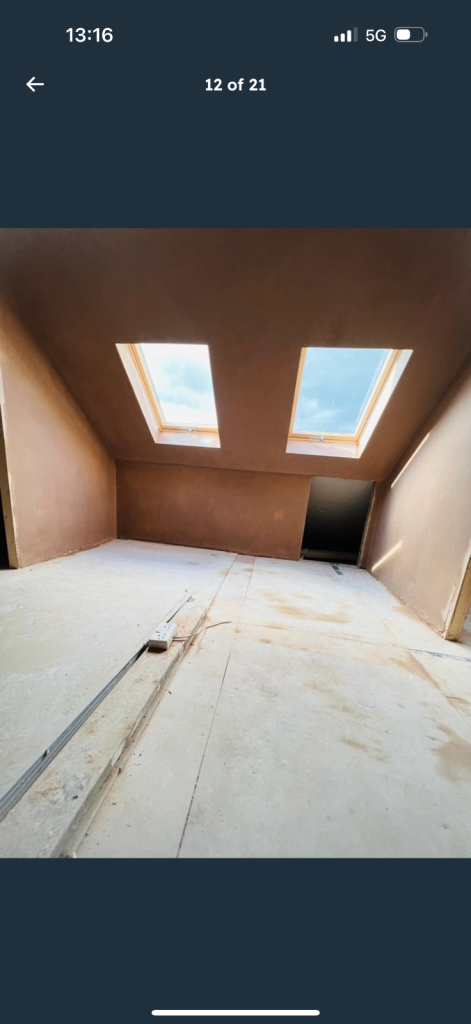 Professional plastering 