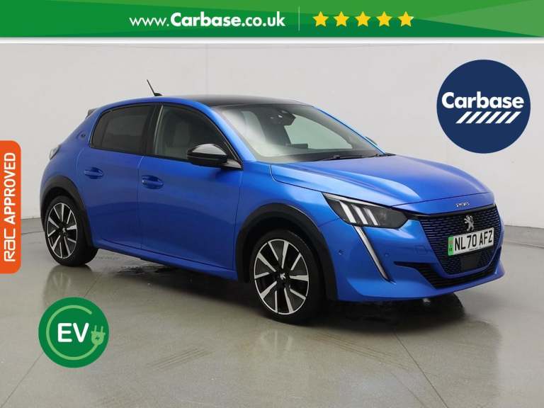 2020 Peugeot E-208 50kWh GT Hatchback 5dr Electric Auto (136 ps) Hatchback ELECTRIC Automatic