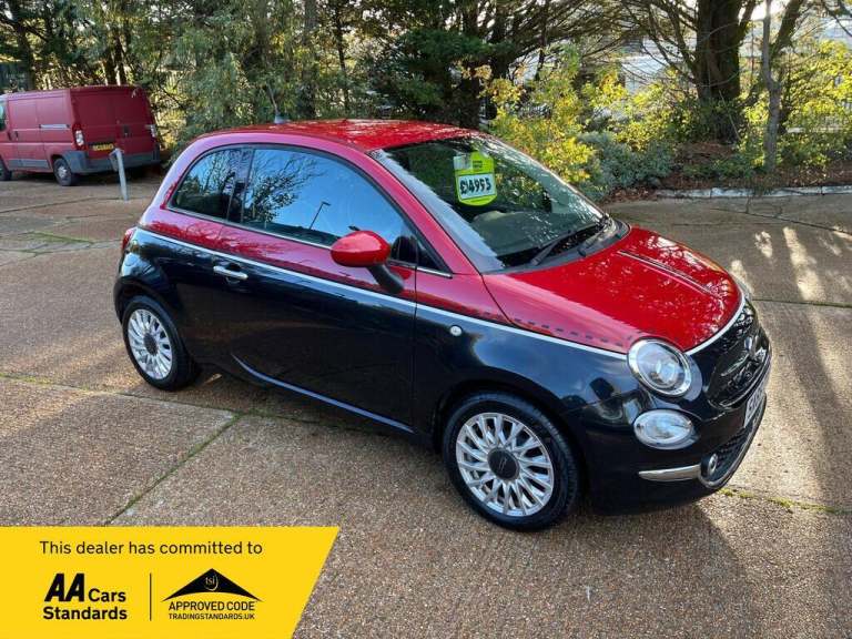 2016 Fiat 500 1.2 Lounge Euro 6 (s/s) 3dr HATCHBACK Petrol Manual