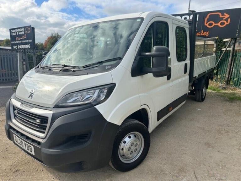 2020 Peugeot Boxer 335 2.2BlueHDi D/Cab 7 Seat LWB Dropside 165PS AC Dropside Diesel Manual