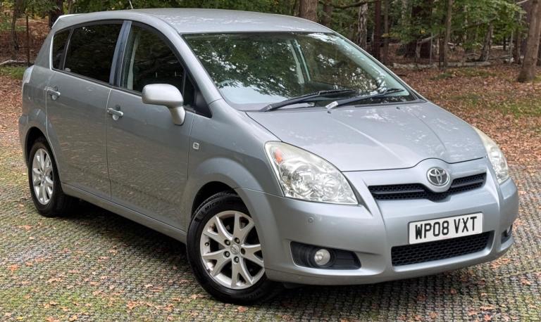 2008 Toyota Corolla Verso 1.8 VVT-i SR 5dr MPV Petrol Manual