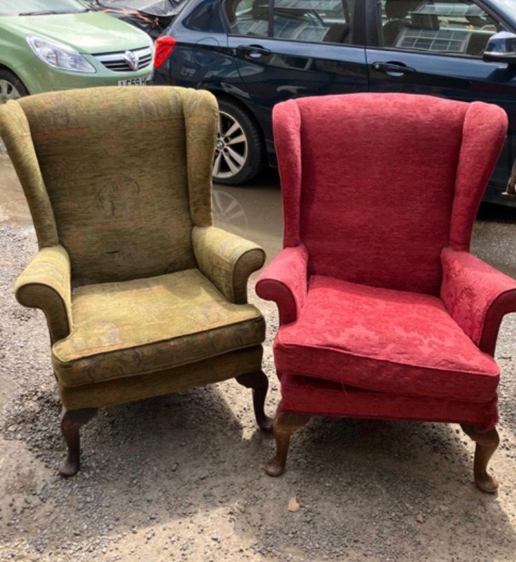 Traditional High back chairs 