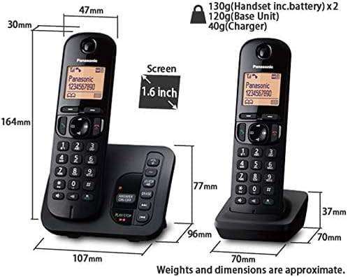 Panasonic Twin handset cordless Phone with Answering Machine
