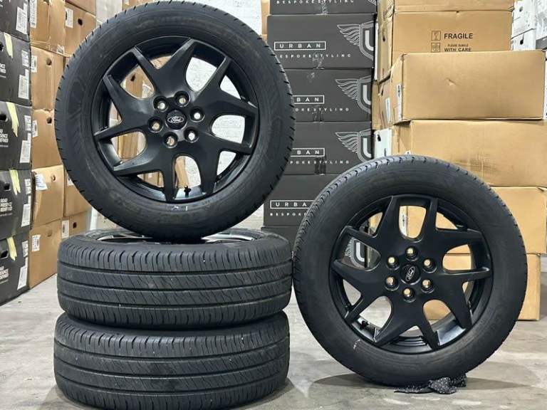 17" Genuine FORD TRANSIT CUSTOM ALLOYS & GOODYEAR TYRES 6X120