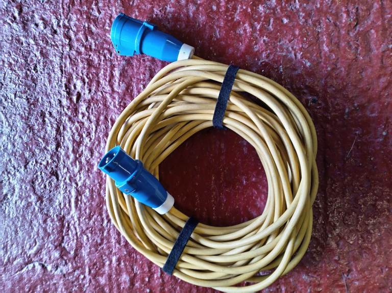 Caravan 25m h/d mains hook up cable m/home boat tent