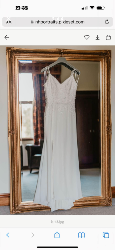 Wedding dress/wedding reception dress 