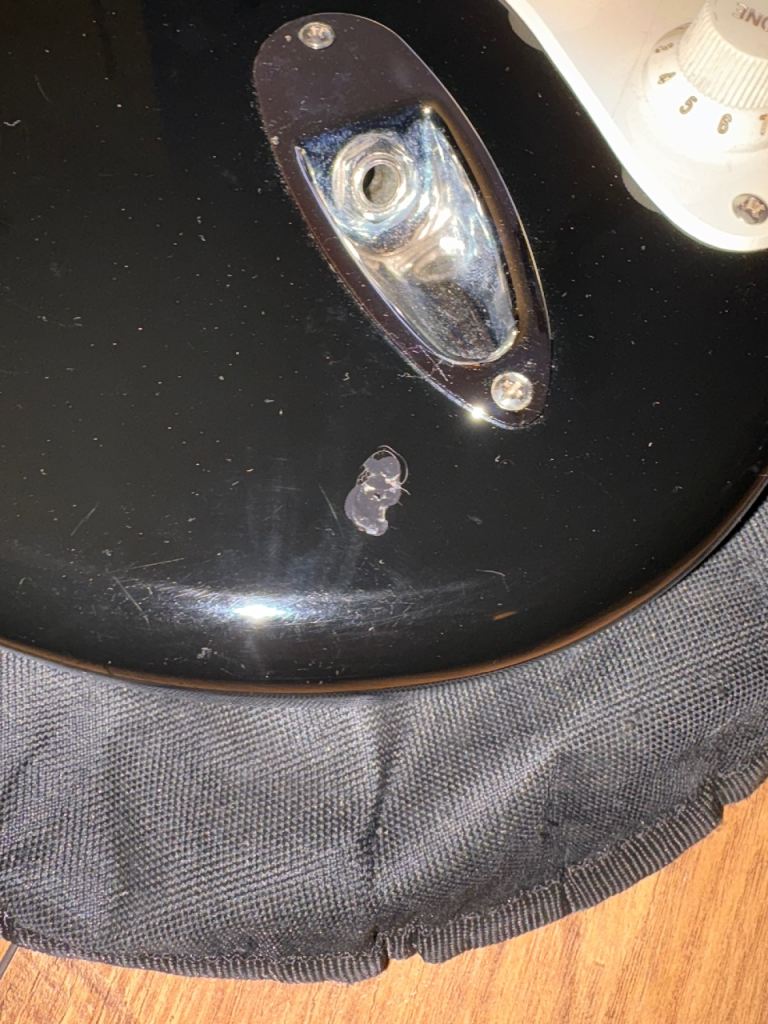 Squier Stratocaster Guitar and Blackstar Amplifier 