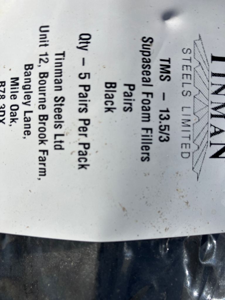 13.5/3 Foam eaves fillers