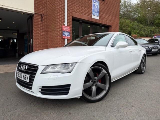 2012 Audi A7 2012 12-Reg Audi A7 3.0 TDI S Quattro Auto,IBIS WHITE,SAT NAV,21'' ALLOYS!! HATCHBAC...